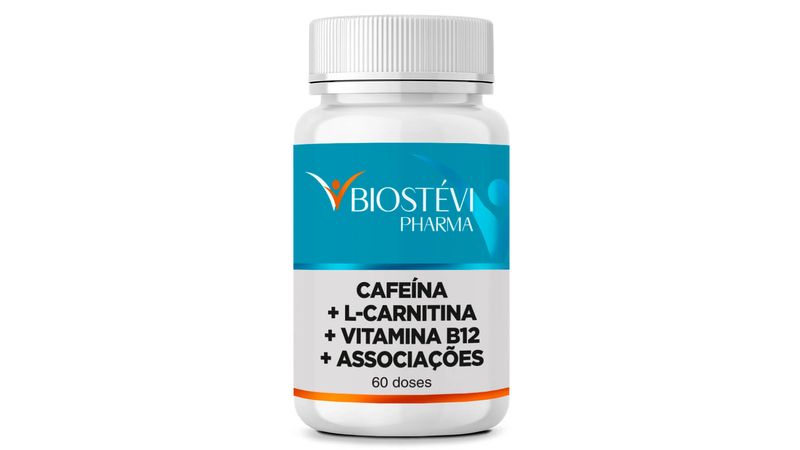 Pr-Treino Cafena + L-Carnitina + Vitamina B12 - Biostvi