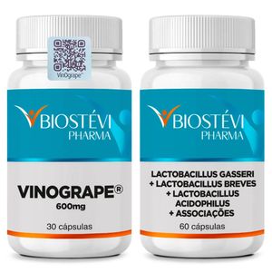 Kit Vinogrape + Lactobacillus para Emagrecer