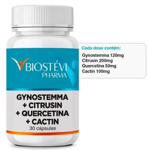 AMPK - Ativador Metabólico Plus | Gynostemma + Citrusin + Quercetina + Cactin 30 Cápsulas