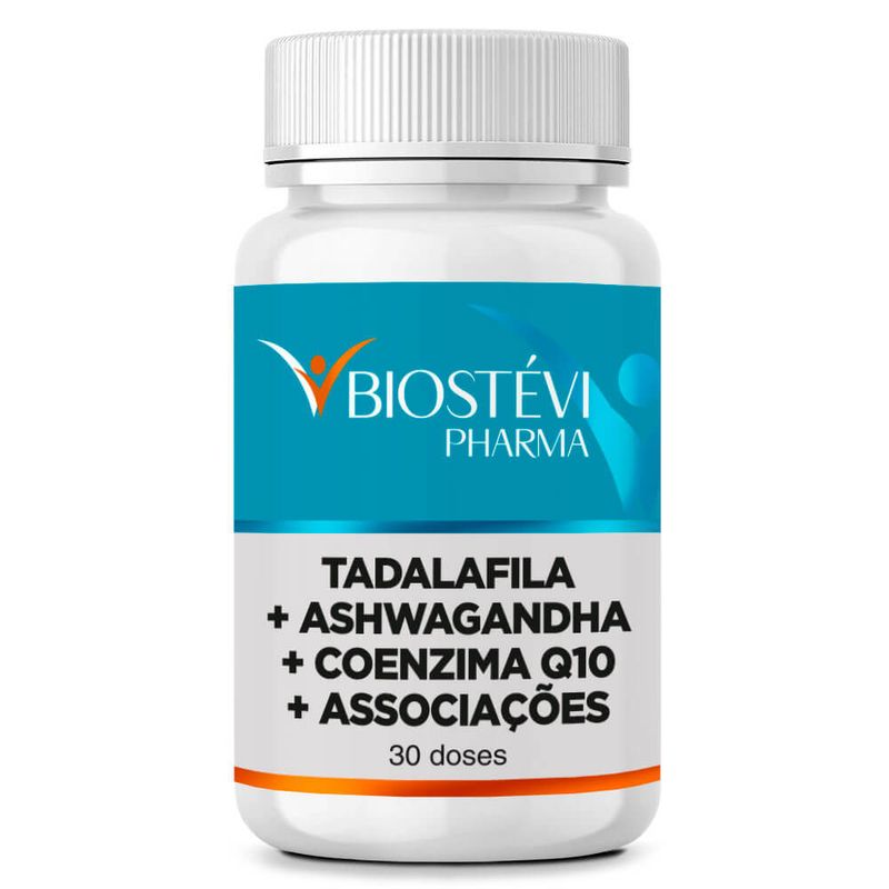 2089 - Booster de Energia e Libido Turbo Masculino - Tadalafila 6mg + Ashwaganda + Coenzima Q10 + Associações 30 Doses