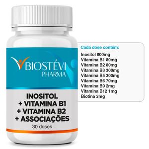 Magnésio Inositol + Complexo B 30 Doses