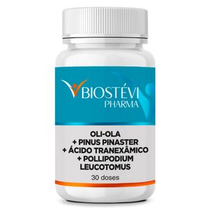 Booster para Tratamento de Melasma | Oli Ola 300mg + Pinus Pinaster 200mg + Acido Tranexâmico 200mg + Associações 30 Doses