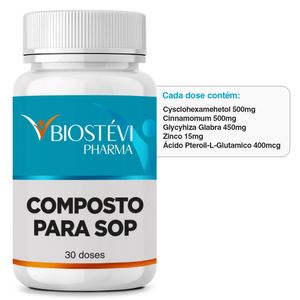 Composto para SOP (Síndrome do Ovário Policístico) 30 Doses