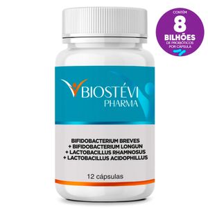 Florabio | Bifidobacterium  Breves + Bifidobacterium Longun + Lactobacillus Rhamnosus + Lactobacillus Acidophillus 12 Cápsulas