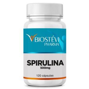 Spirulina 500mg 120 Cápsulas
