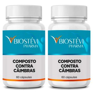 Kit 2 potes  Composto  Contra Câimbras 60 Cápsulas