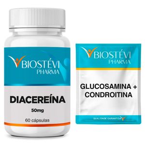 Kit diacereína + glucosamina com condroitina