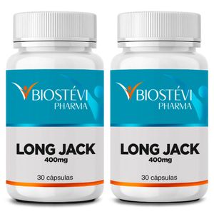 Kit 2 potes Long Jack 400mg  - 30 Cápsulas