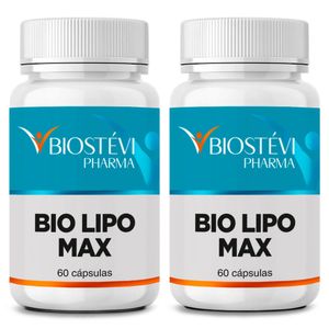 Kit 2 potes bio lipo max 60 doses