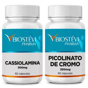 Kit cassiolamina com picolinato de cromo