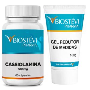 Kit cassiolamina com gel redutor de medidas