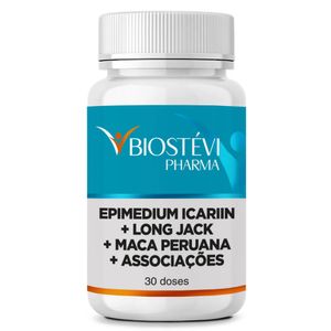 Epimedium Icariin + Long Jack + Maca Peruana + Associações - 30 Doses | (Bio Testo Turbo)