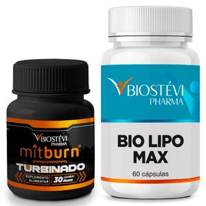 Kit Mitburn Turbinado e Bio Lipo Max