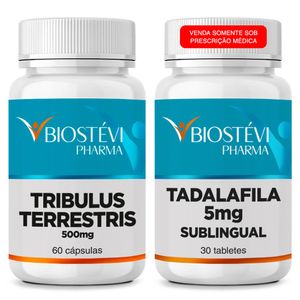 Kit tadalafila sublingual com tribulus terrestris