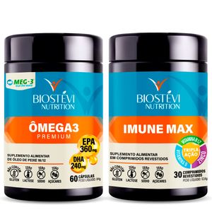 Kit | Ômega 3 Premium + Imune Max Nutrition
