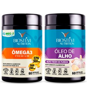 Kit | Ômega 3 Premium + Óleo de Alho Nutrition