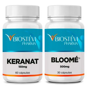 Kit | Keranat 150mg 60 Cápsulas + Bloomé 500mg 30 Cápsulas