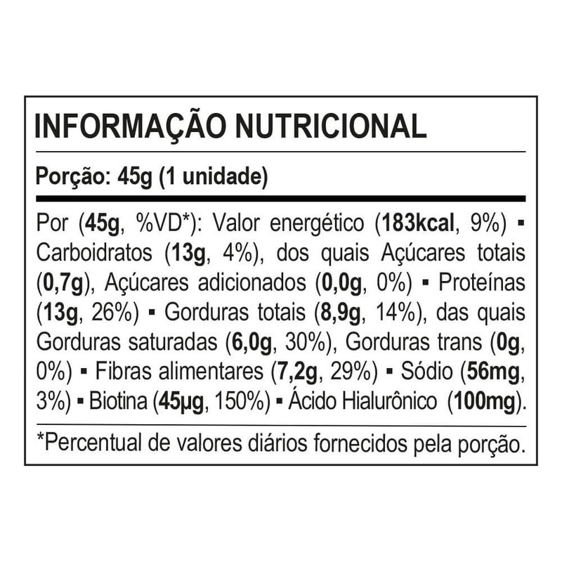 Barra-de-Proteina---Acido-Hialuronico-e-Biotina---Sabor-Mousse-de-Chocolate---Tabela