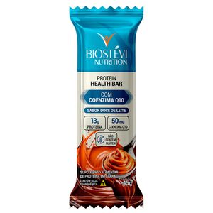 Protein Health Bar com Coenzima Q10 (Sabor Doce de Leite) 45g Nutrition - Barrinha de Proteína Premium