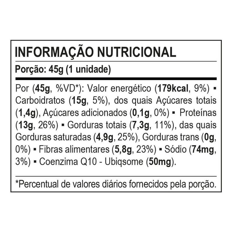Barra-de-Proteina---Coenzima-Q10----Sabor-Doce-de-Leite---Tabela