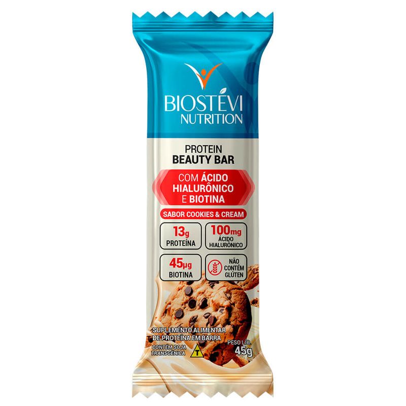 Barra-de-Proteina---Acido-Hialuronico-e-Biotina---Sabor-Cookies---Cream