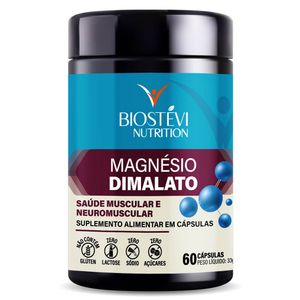 Magnésio Dimalato 600mg 60 Cápsulas Nutrition