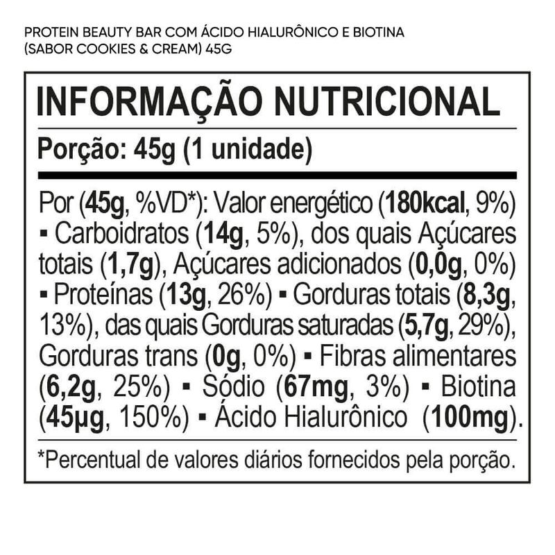 Barra-de-Proteina---Acido-Hialuronico-e-Biotina---Sabor-Cookies---Cream---Tabela_