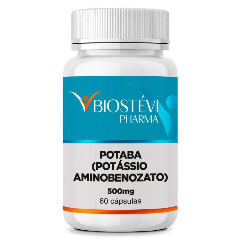 Potaba--Potassio-Aminobenozato--500mg-60-Capsulas