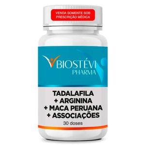 Touro Azul com Tadalafila 5mg + Arginina 300mg + Maca Peruana 200mg + Associações 30 Doses