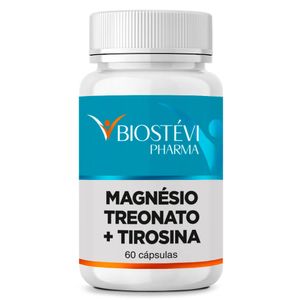 Booster para Memória e Concentração | Magnésio Treonato + Tirosina 60 Cápsulas