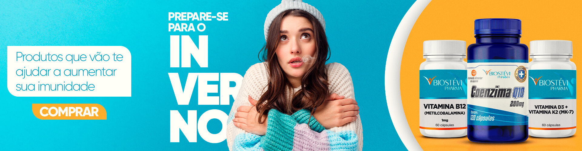 Prepare-se para o Inverno, produtos que auxiliam na imunidade