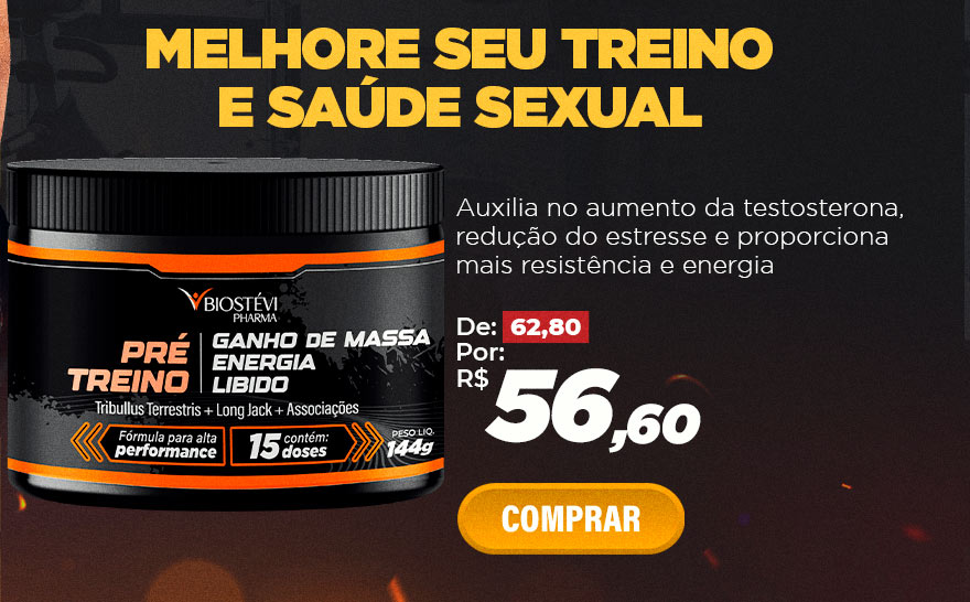 Pré-Treino para Ganho de Massa Energia e Libido