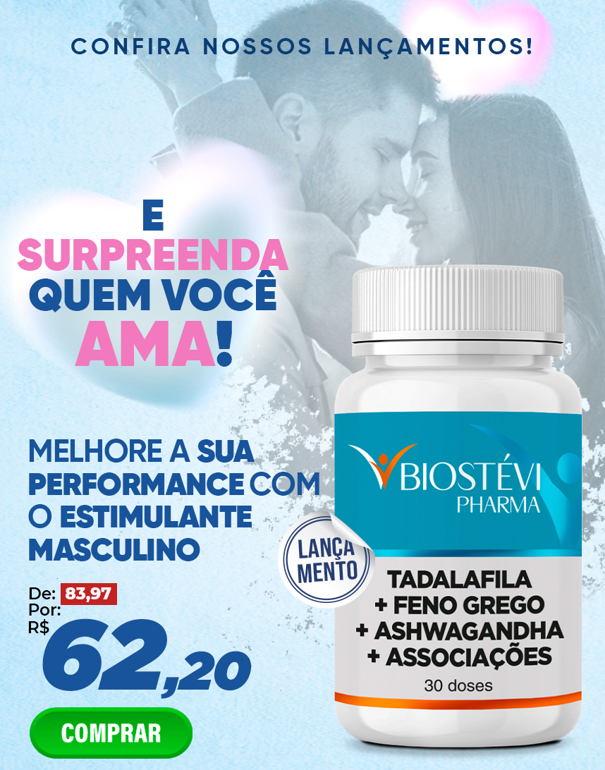 Estimulante Masculino com Tadalafila