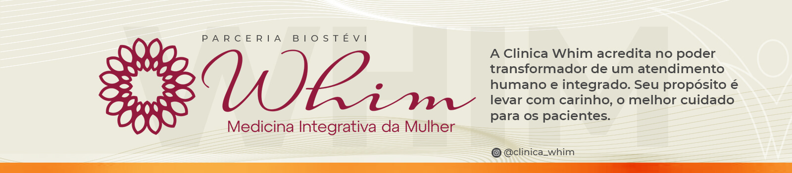 Banner descritivo da Clínica Whim