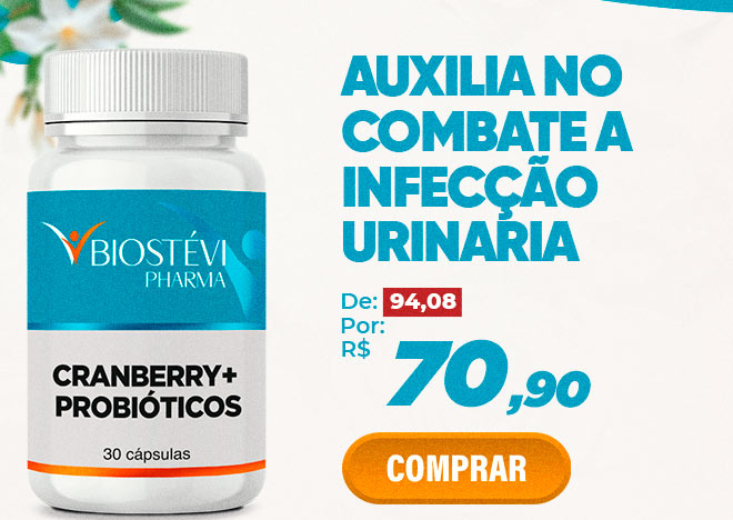 Infecção Urinária Cranberry + Probióticos