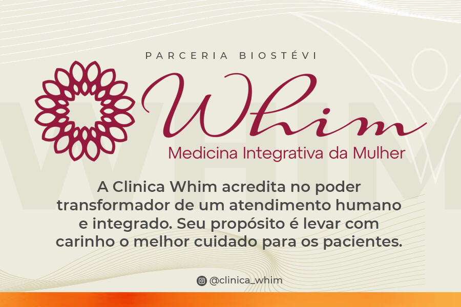 Banner com a descrição da Clínica Whim